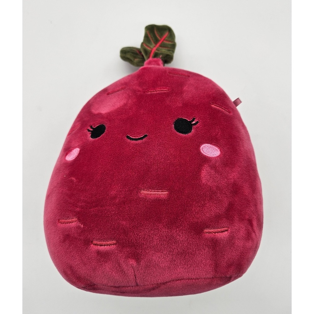 Claudia Squishmallow Beet Magenta Pink Garden Vegetable Plush Toy 8 inch